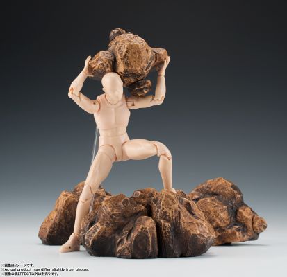 魂EFFECT 棕色岩石特效件 S.H.Figuarts配件