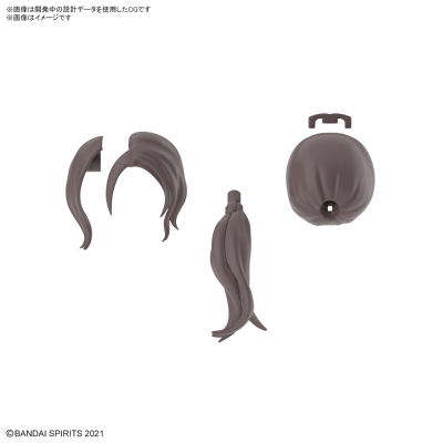 30MS  发型配件9 全4种 马尾6［棕色2］