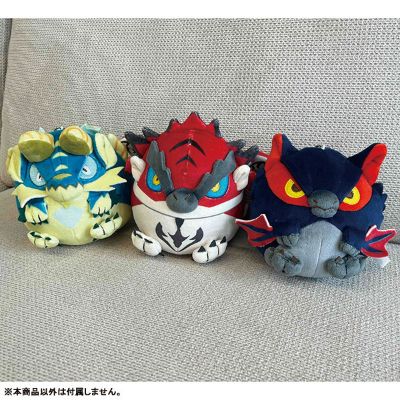 怪物猎人系列 迷你绵蛋布偶 雷狼龙款