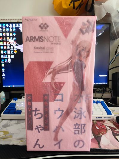 ARMS NOTE 游泳部的后辈 红色条纹泳装