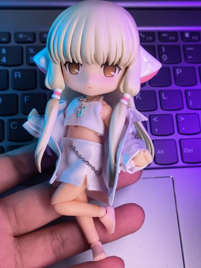 粘土人#2053 人形电脑天使心 小叽
