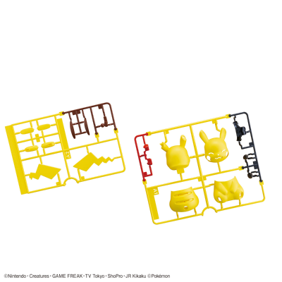 宝可梦模型 快快拼 16 坐姿皮卡丘