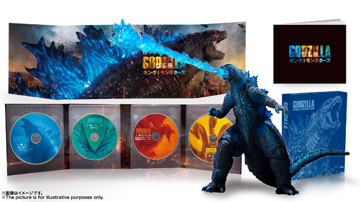 哥斯拉2：怪兽之王 限量光盘四件套+S.H.MonsterArts 哥斯拉[2019] 海报配色版