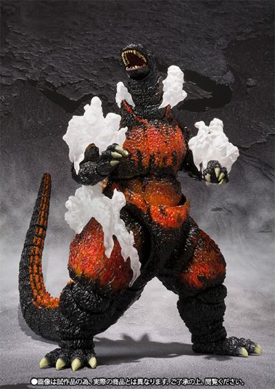 S.H.MonsterArts 哥斯拉大战戴斯特洛伊亚 哥斯拉（1995） 终极红莲哥斯拉