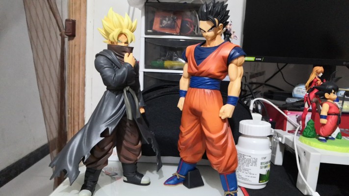 一番赏 超级龙珠英雄-第四任务 B奖 黑衣战士 （超级赛亚人）