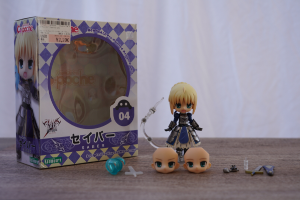 Cu-poche Fate/stay night SABER 可动手办