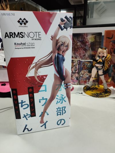 ARMS NOTE 游泳部的后辈 红色条纹泳装