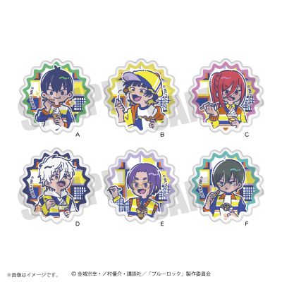 蓝色监狱xMINISTOP Retopopu 亚克力贴纸 盲盒