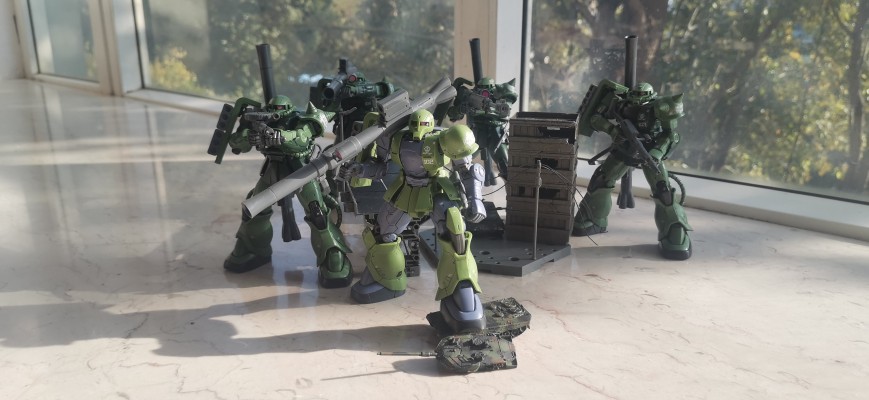 HGGTO 机动战士高达 THE ORIGIN MS-06C-6/R6 扎古II
