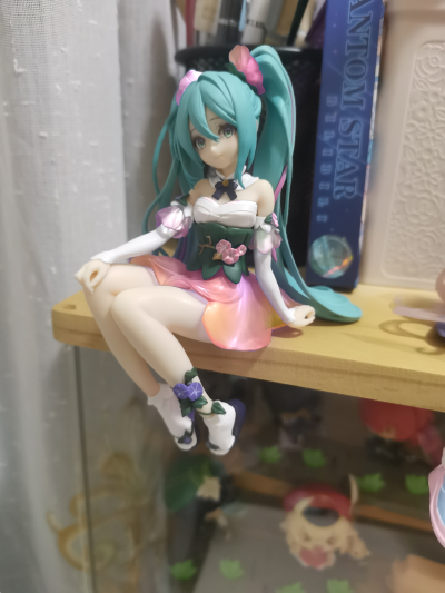 压泡面 初音未来 粉色牵牛花仙子