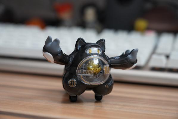 LUNCH BOX 小浣熊电车拼装模型 熊丸 黑丸