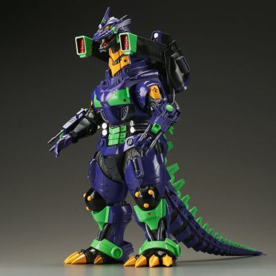 东宝30厘米系列 哥斯拉大战新世纪福音战士 3式机龙（2002版）重武装型 EVA初号机配色