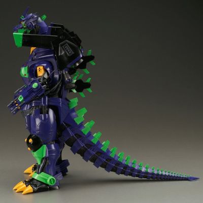 东宝30厘米系列 哥斯拉大战新世纪福音战士 3式机龙（2002版）重武装型 EVA初号机配色