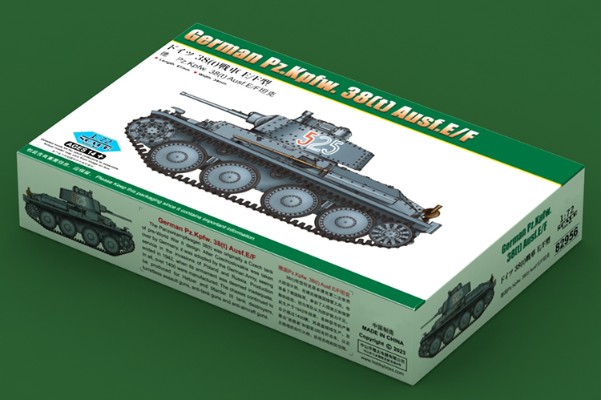 编号:82956 1/72 装甲车辆系列 德Pz.Kpfw. 38(t) Ausf.E/F坦克