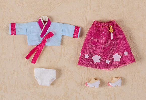 粘土娃 服装套组 世界之旅：韩国女孩(粉红色/蓝色)