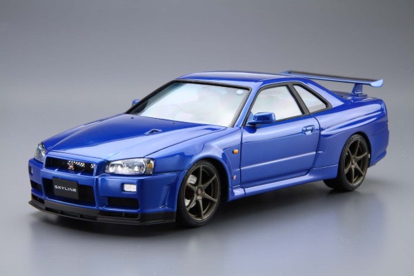 汽车模型 No.8  日产 BNR34 Skyline GT-R V-spec II 2002款