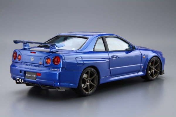汽车模型 No.8  日产 BNR34 Skyline GT-R V-spec II 2002款
