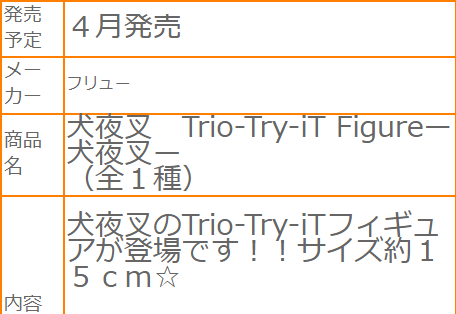 Trio-Try-iT  犬夜叉 犬夜叉
