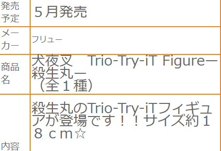 Trio-Try-iT 犬夜叉 杀生丸
