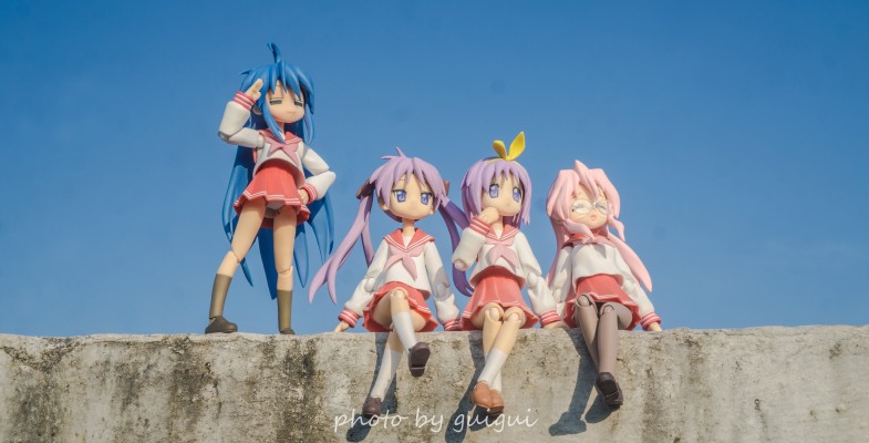 figma#013 幸运星 动画版 柊镜 冬季校服