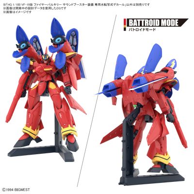 HG 1/100 VF-19改 烈焰女武神（喇叭装备型）的专用水贴