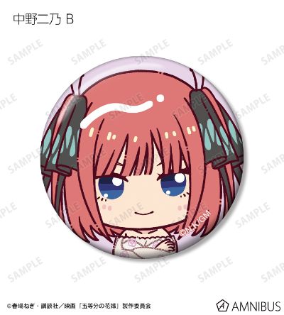电影 五等分的新娘 集换式Q角色！ 婚纱版 徽章