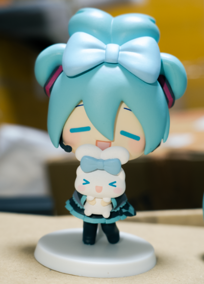 初音未来×大耳狗 精细小人偶