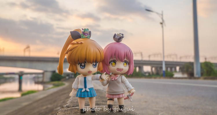 粘土人#1028 月影特工 源桃&Kamari&Monomi