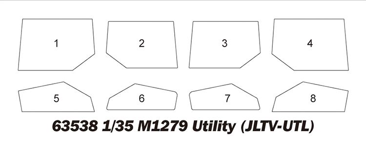 编号:63538 1/35 装甲车辆系列 M1279防雷车（JLTV-UTL）