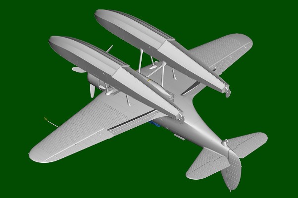 编号：03233 1/32 军用飞机系列 美国TBD-1A“蹂躏者”水上鱼雷攻击机