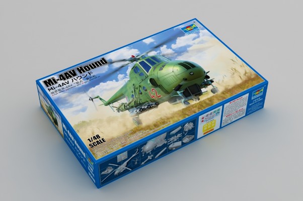 编号：05818 1/48 军用飞机系列 俄罗斯米-4AV“猎犬”直升机