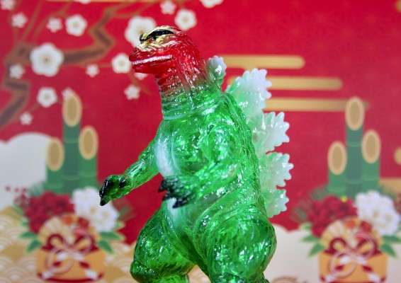 中等尺寸系列 哥斯拉（1995）狮子舞 透明版