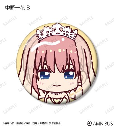 电影 五等分的新娘 集换式Q角色！ 婚纱版 徽章