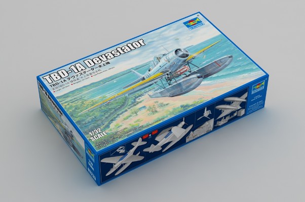 编号：03233 1/32 军用飞机系列 美国TBD-1A“蹂躏者”水上鱼雷攻击机