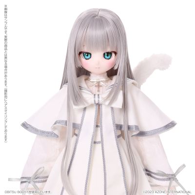 AOD527-FFW  s*t*j × 艾莉丝收集 小型 芙露露～毛绒绒的牧师小猫～白猫