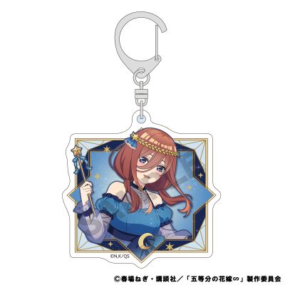 五等分的新娘 亚克力钥匙扣 星空裙
