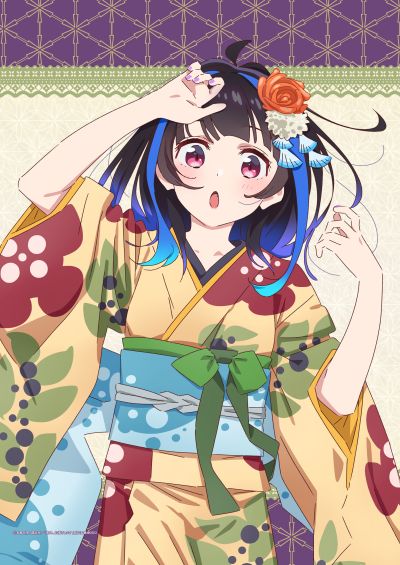 租借女友 第三季 原创插画 B2挂画 和服