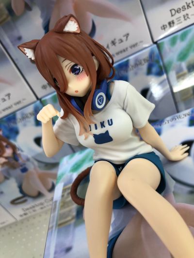 Desktop Cute 五等分的新娘∬ 中野三玖~猫咪居家服~