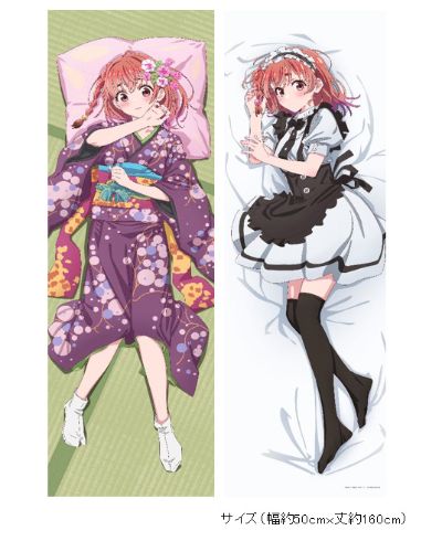 租借女友 第三季 原创插画 抱枕枕套 和服×女仆装