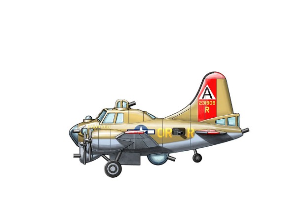 mPLANE-001 波音 B-17G“空中堡垒”轰炸机