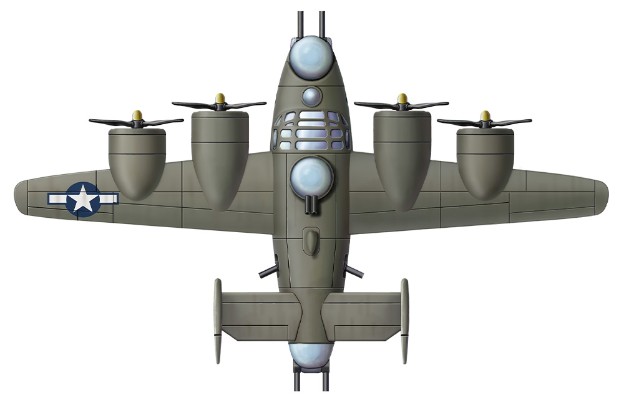 mPLANE-006 美国B-24重型轰炸机