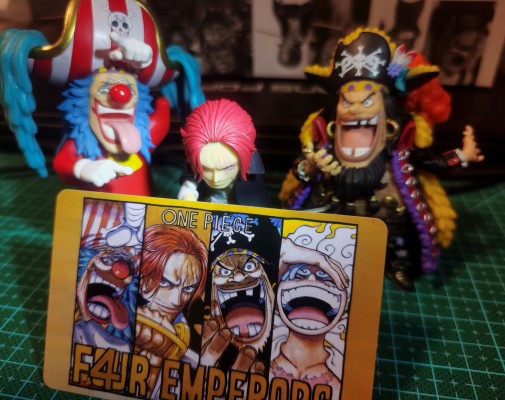 航海王  杰克斯＆马歇尔·D·提奇＆巴奇-Weekly Shonen Jump World Collectable Figure -