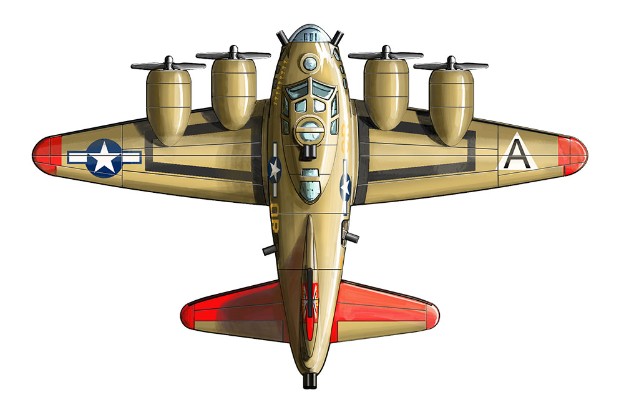 mPLANE-001 波音 B-17G“空中堡垒”轰炸机
