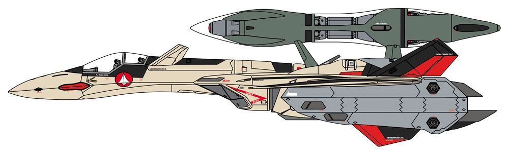 65885 超时空要塞 YF-19 附带高速装备+折跃推进器