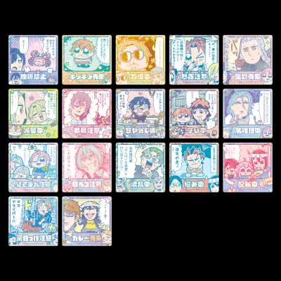 偶像梦幻祭 全息反光 漫画贴纸2 套装