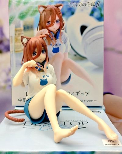 Desktop Cute 五等分的新娘∬ 中野三玖~猫咪居家服~