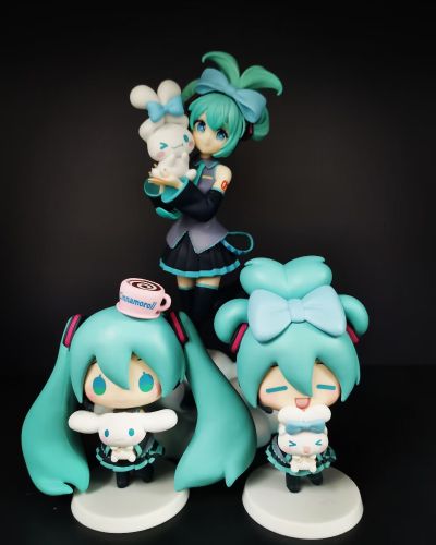 初音未来×大耳狗 精细小人偶