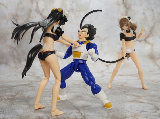 PLAMAX GP-07 罪姬 内衣素体娘 兰 与 洁莉 女仆版套装