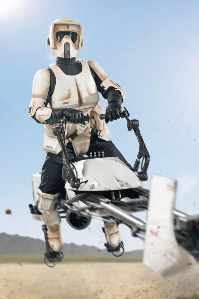 TMS017 曼达洛人 侦察士兵 ＆ 飞行摩托