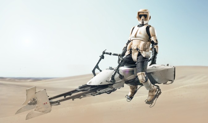 TMS017 曼达洛人 侦察士兵 ＆ 飞行摩托